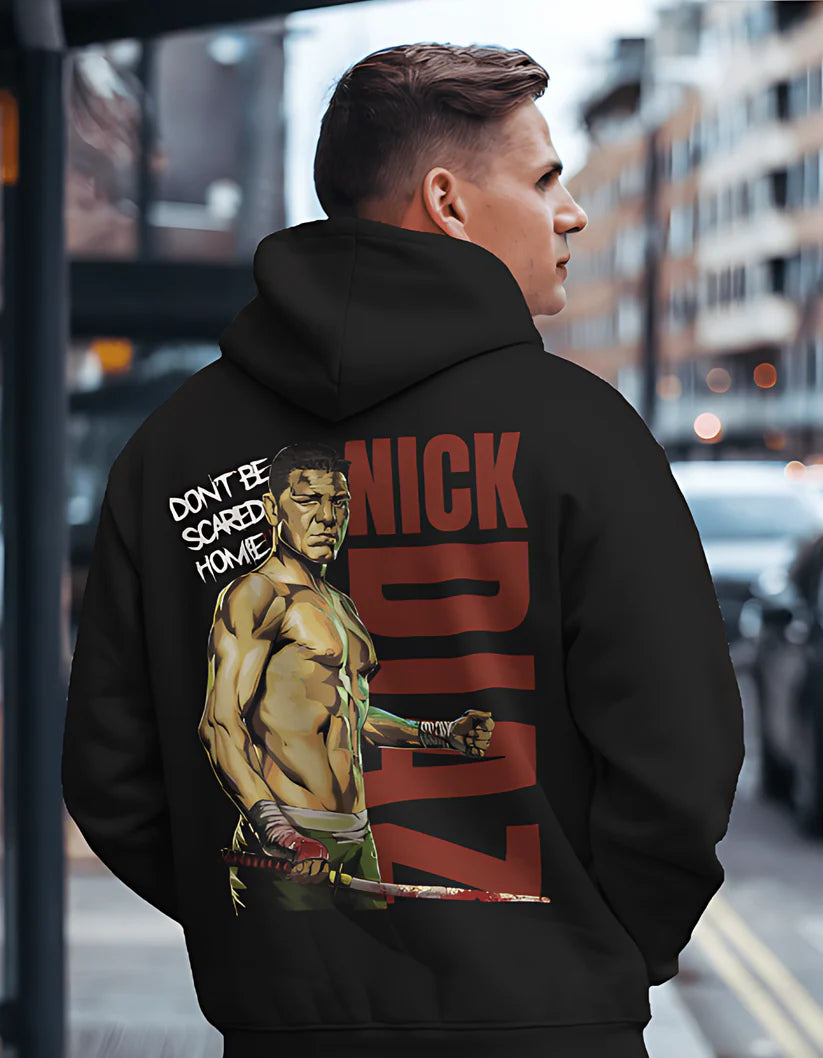 Nick Diaz "DON'T BE SCARED HOMIE" Oversized Hoodie